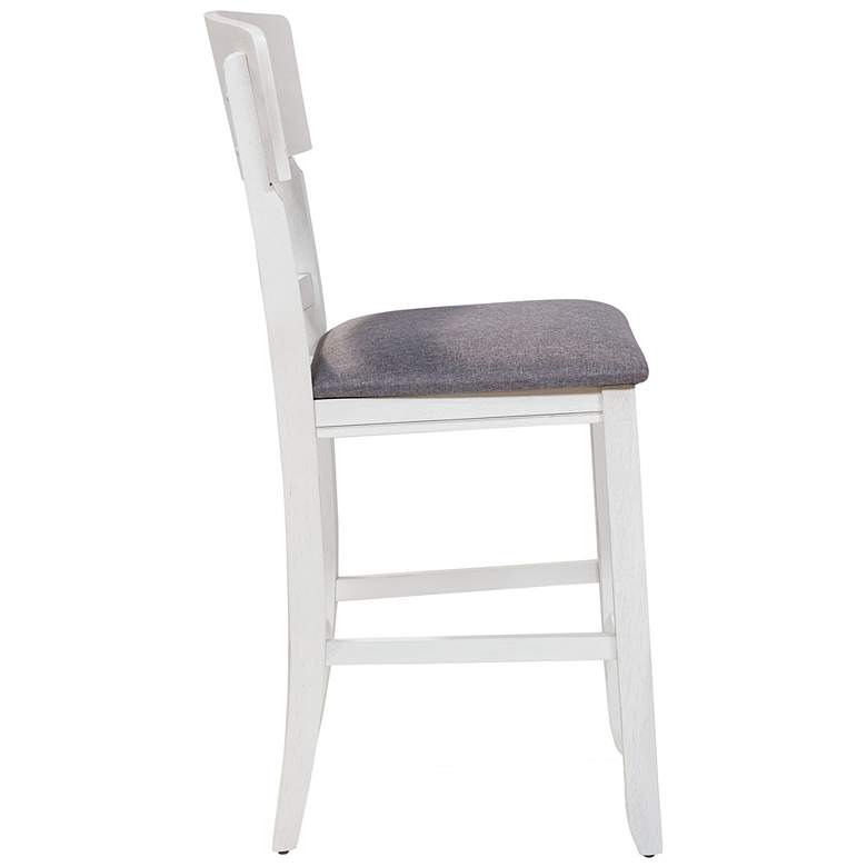 Image 5 Summerland 25 3/4" White Wood Counter Stools Set of 2 more views