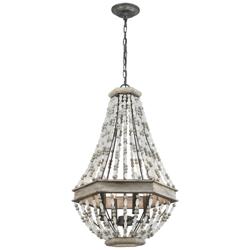 Summerton 18&quot; Wide 4-Light Chandelier - Washed Gray