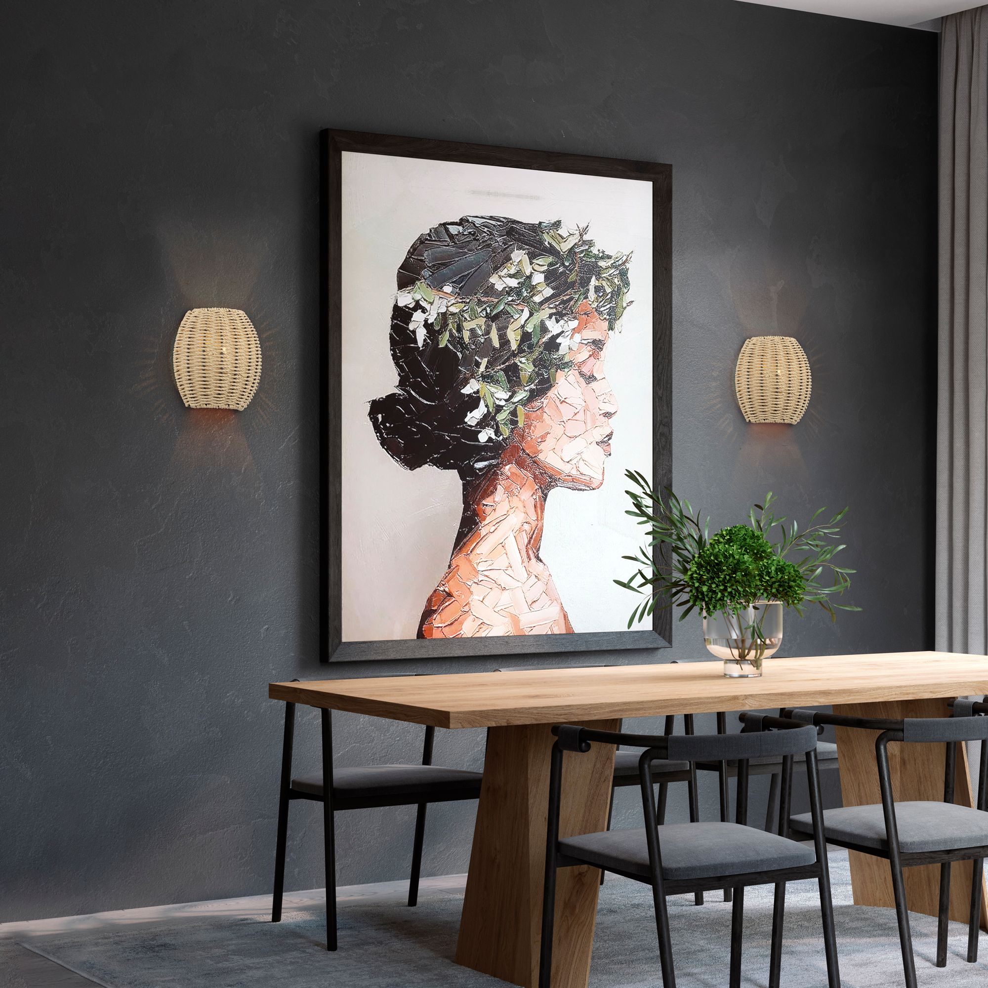 Image 7 Summervine 1 Light Antique Gold Leaf ADA Sconce more views