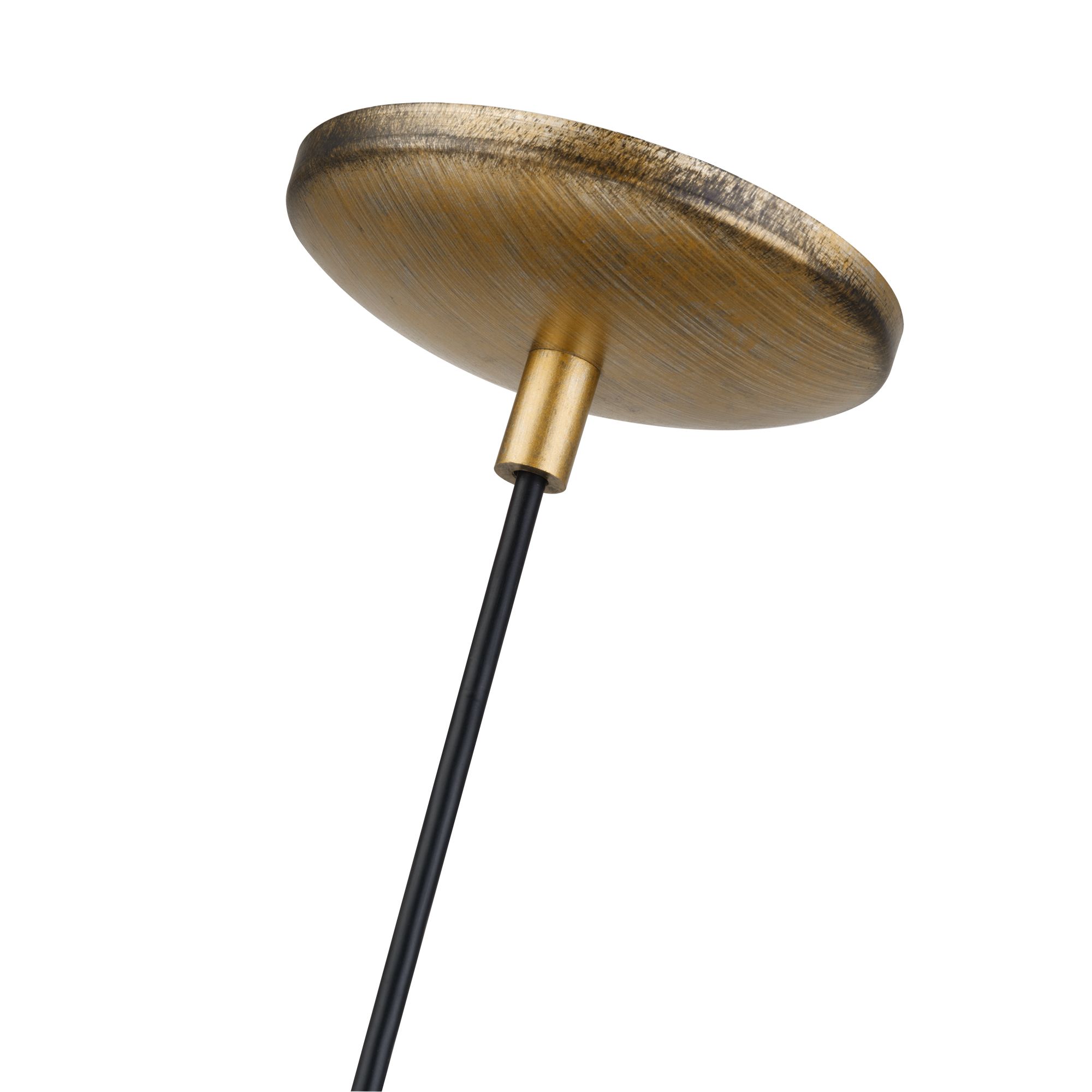 Summervine 1 Light Antique Gold Leaf Mini Globe Pendant