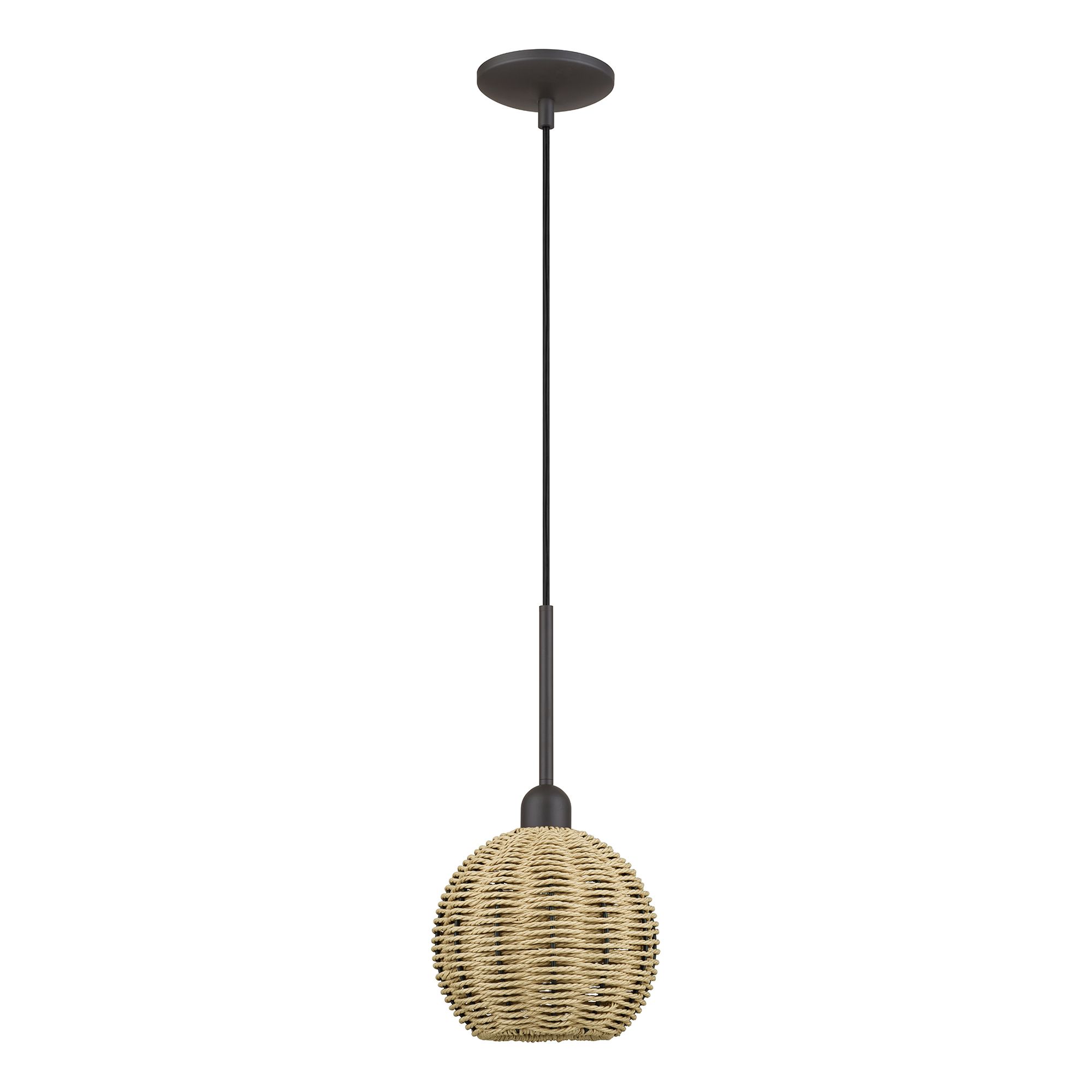 Image 3 Summervine 1 Light Bronze Mini Globe Pendant more views