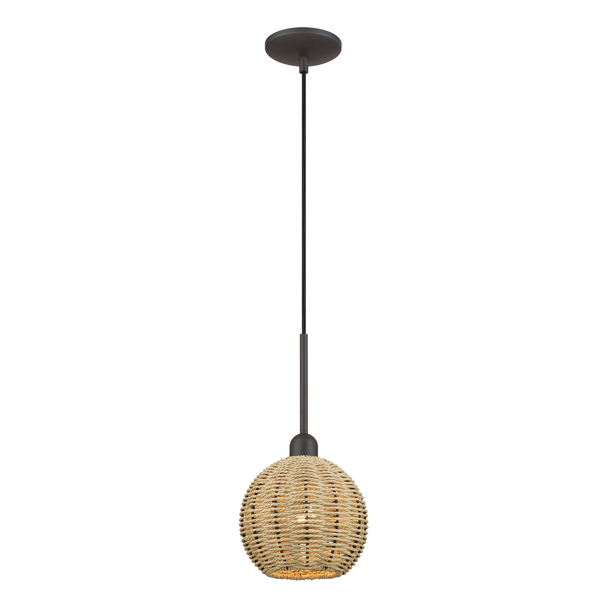 Image 5 Summervine 1 Light Bronze Mini Globe Pendant more views