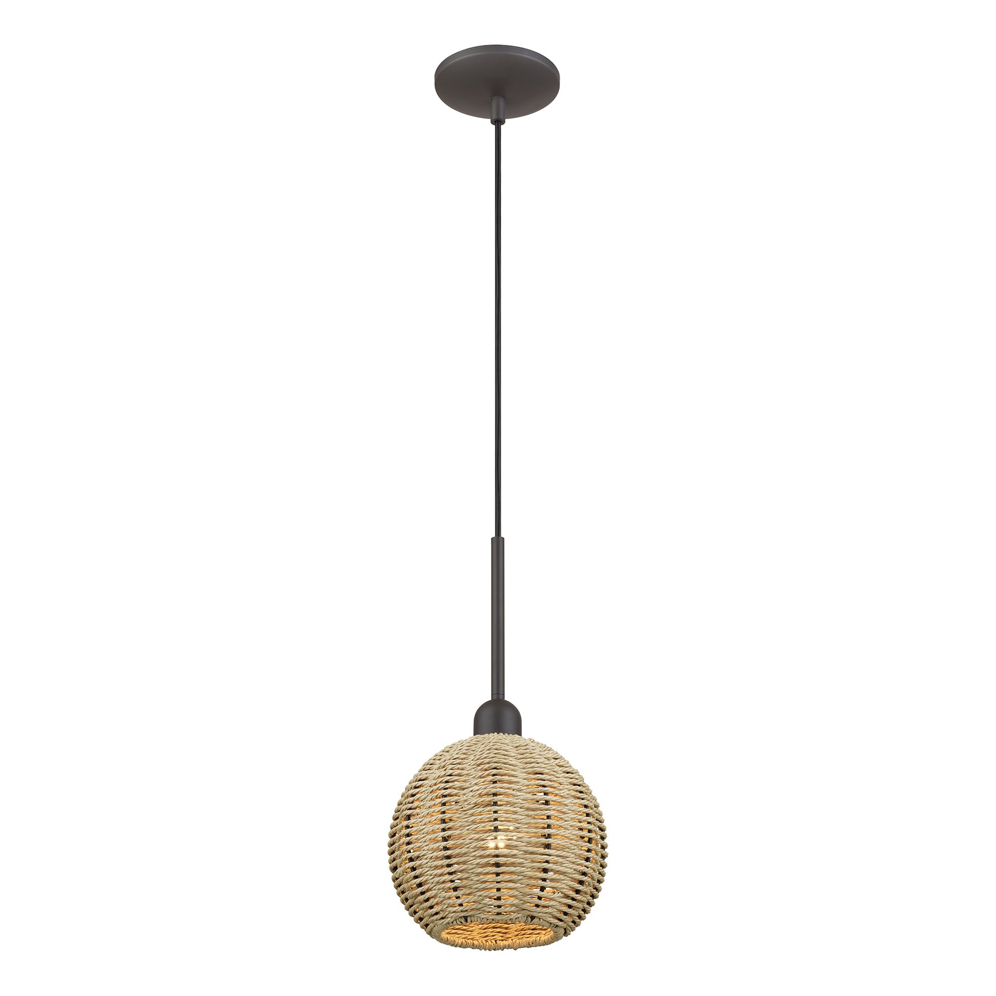 Image 6 Summervine 1 Light Bronze Mini Globe Pendant more views