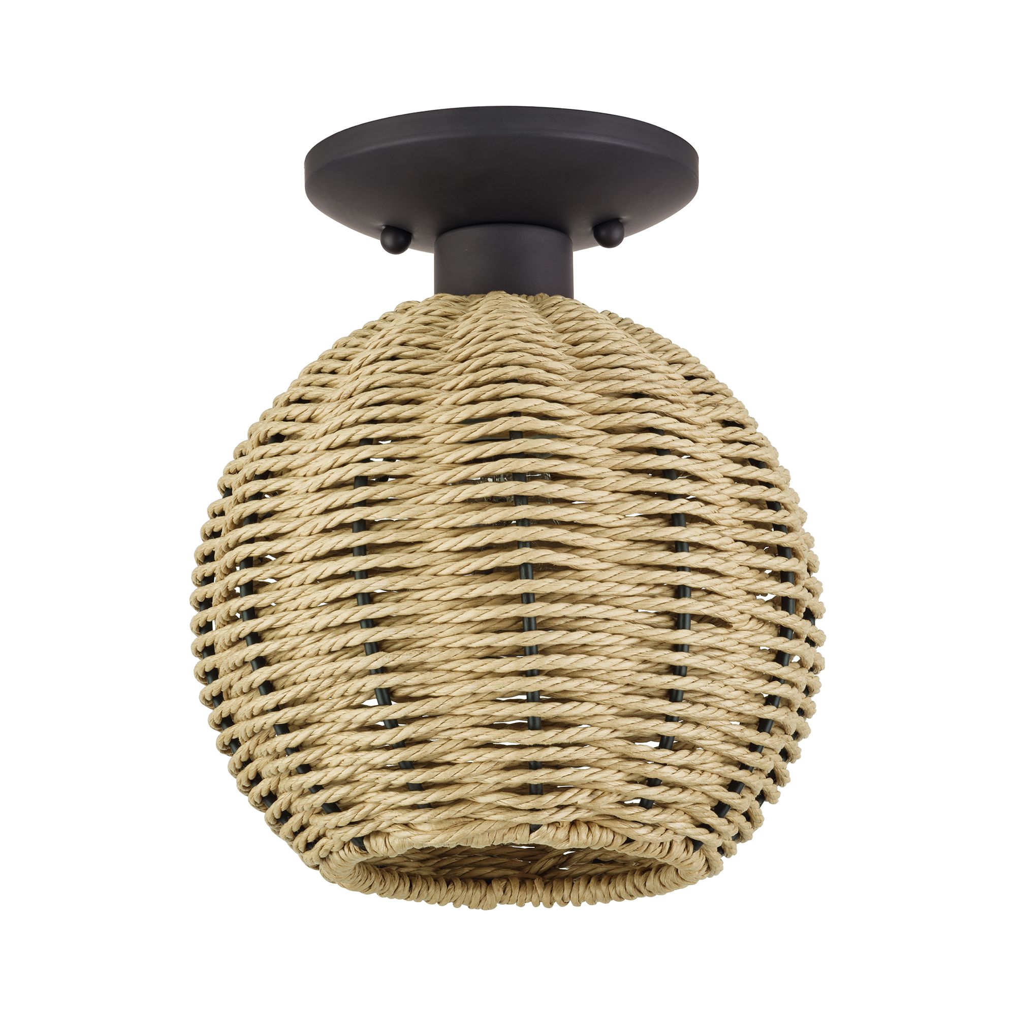 Image 3 Summervine 1 Light Bronze Small Semi-Flush more views