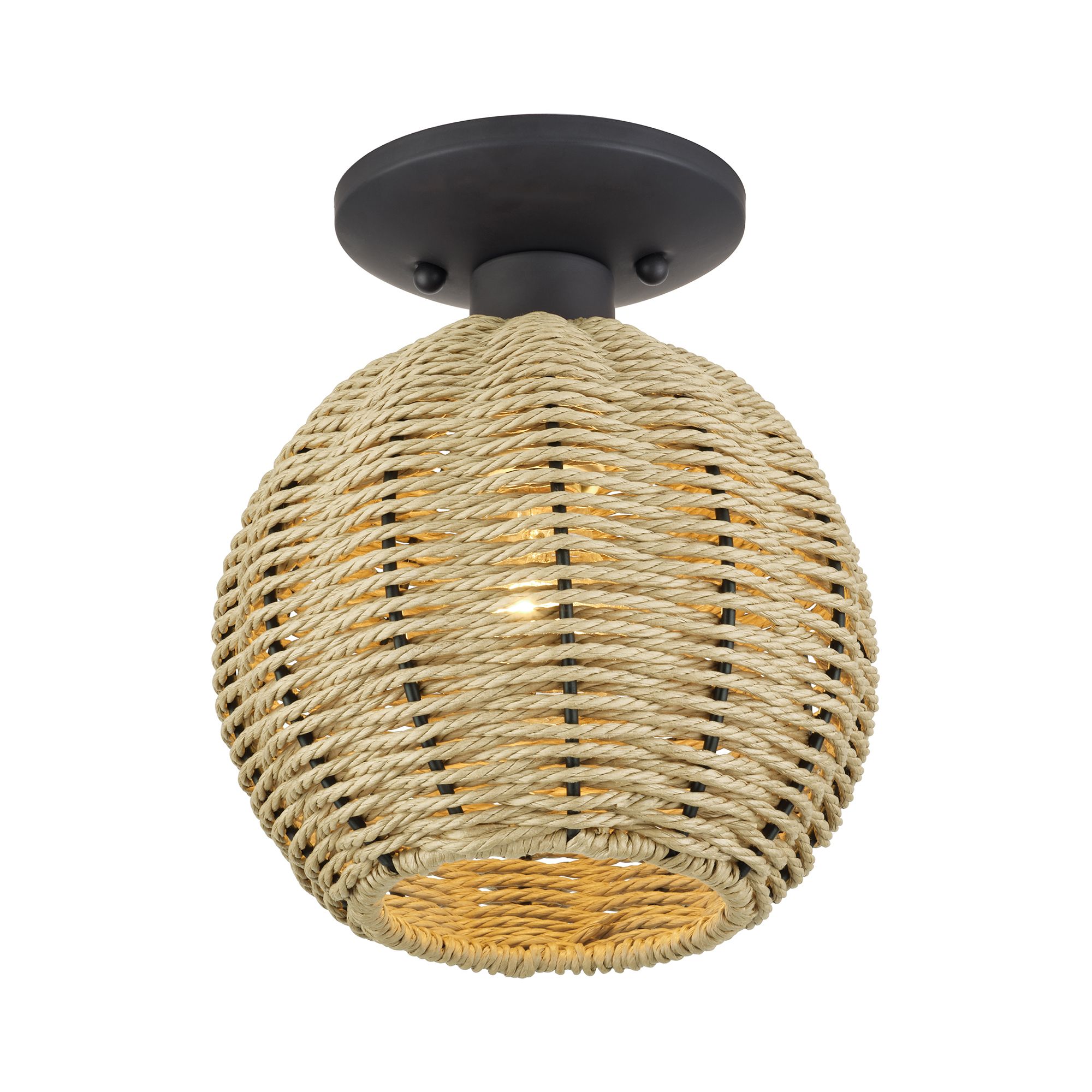 Image 4 Summervine 1 Light Bronze Small Semi-Flush more views