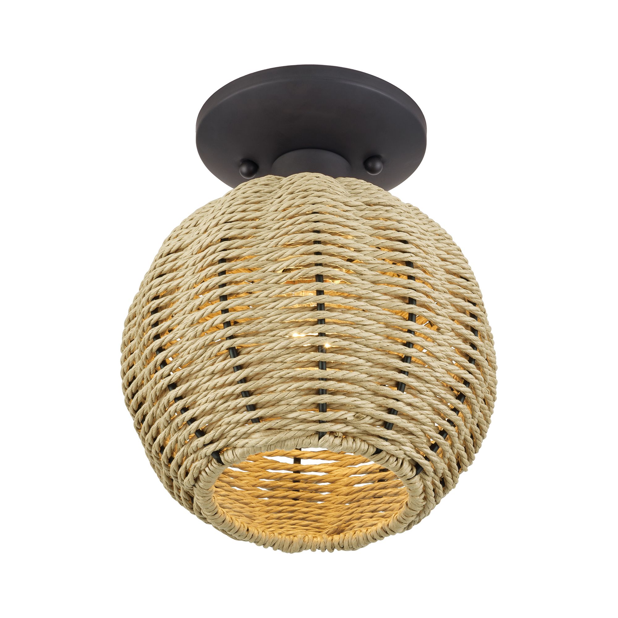 Image 5 Summervine 1 Light Bronze Small Semi-Flush more views