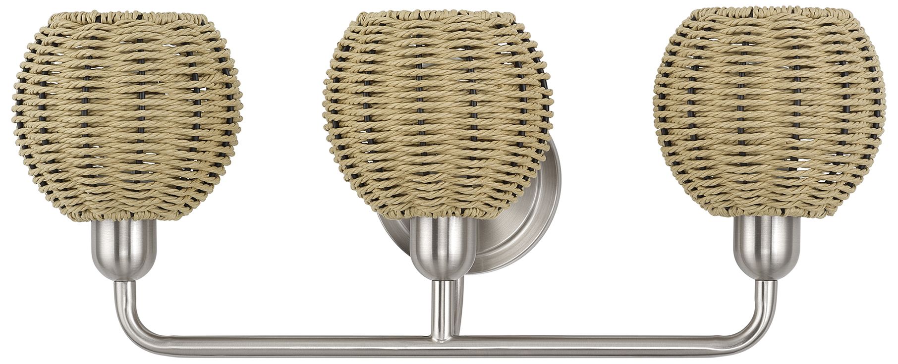 Image 3 Summervine 3 Light Brushed Nickel Vanity Sconce more views