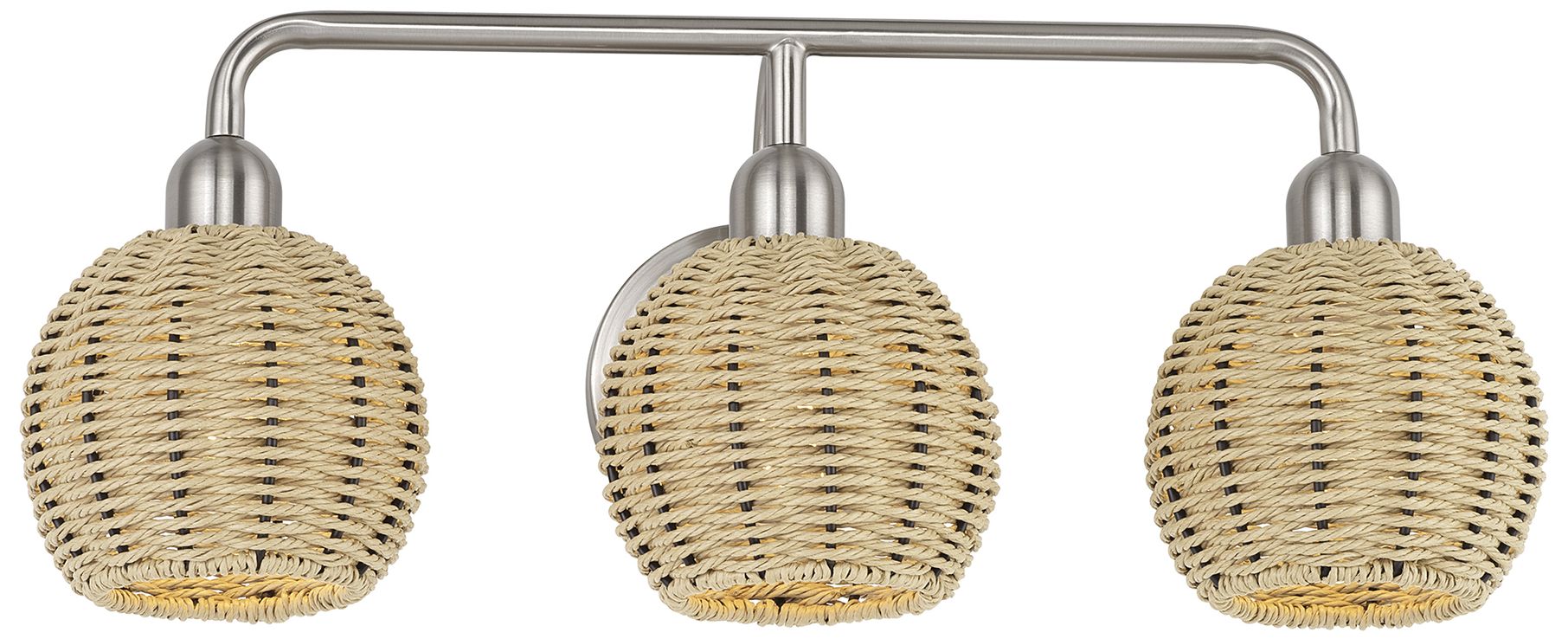 Image 4 Summervine 3 Light Brushed Nickel Vanity Sconce more views