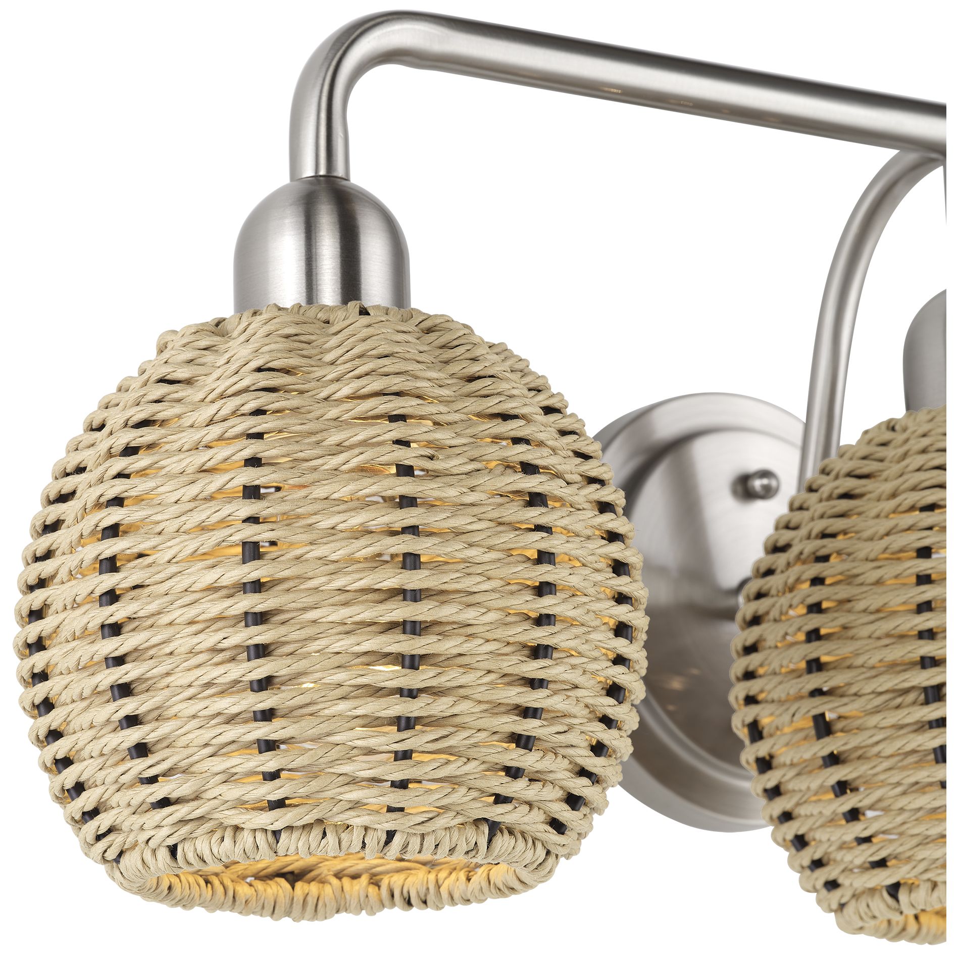 Summervine 3 Light Brushed Nickel Vanity Sconce