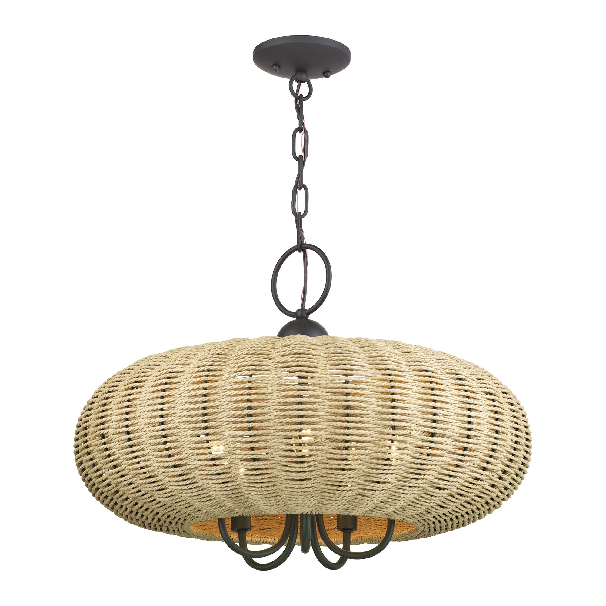 Image 4 Summervine 5 Light Bronze Pendant Chandelier more views
