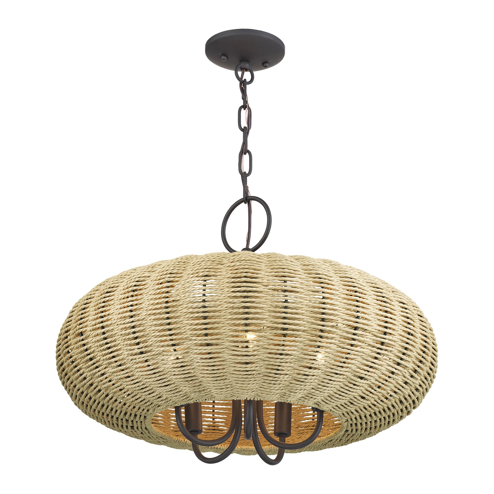 Image 5 Summervine 5 Light Bronze Pendant Chandelier more views