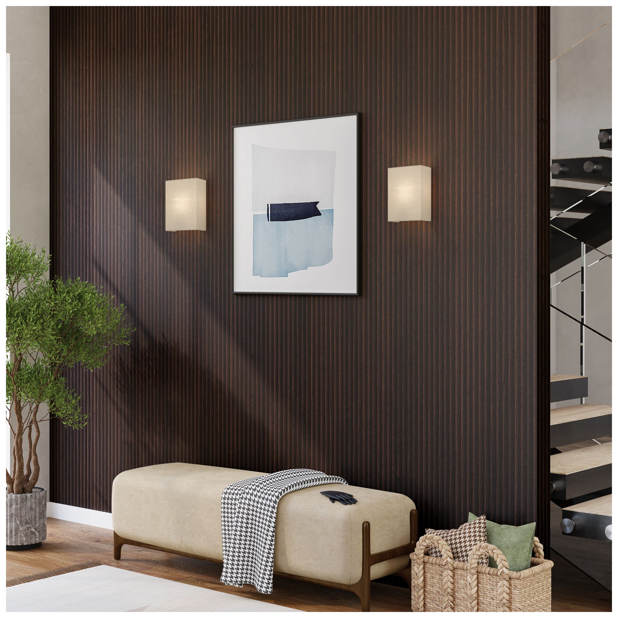 Summit 1 Light Antique Gold Leaf ADA Sconce