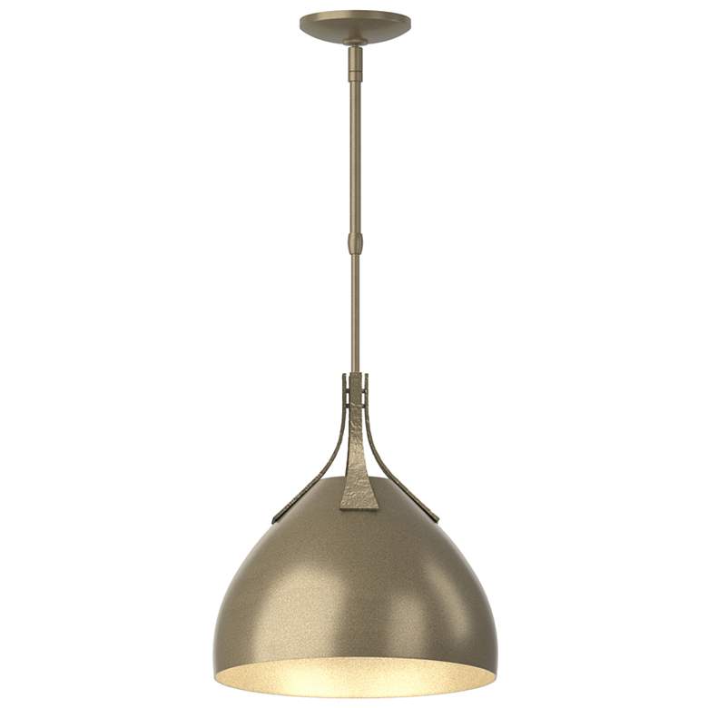 Image 1 Summit 12.8" Wide Soft Gold Accented Soft Gold Pendant