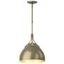 Summit 12.8" Wide Soft Gold Accented Soft Gold Pendant