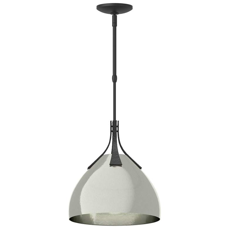 Image 1 Summit 12.8" Wide Sterling Accented Black Pendant