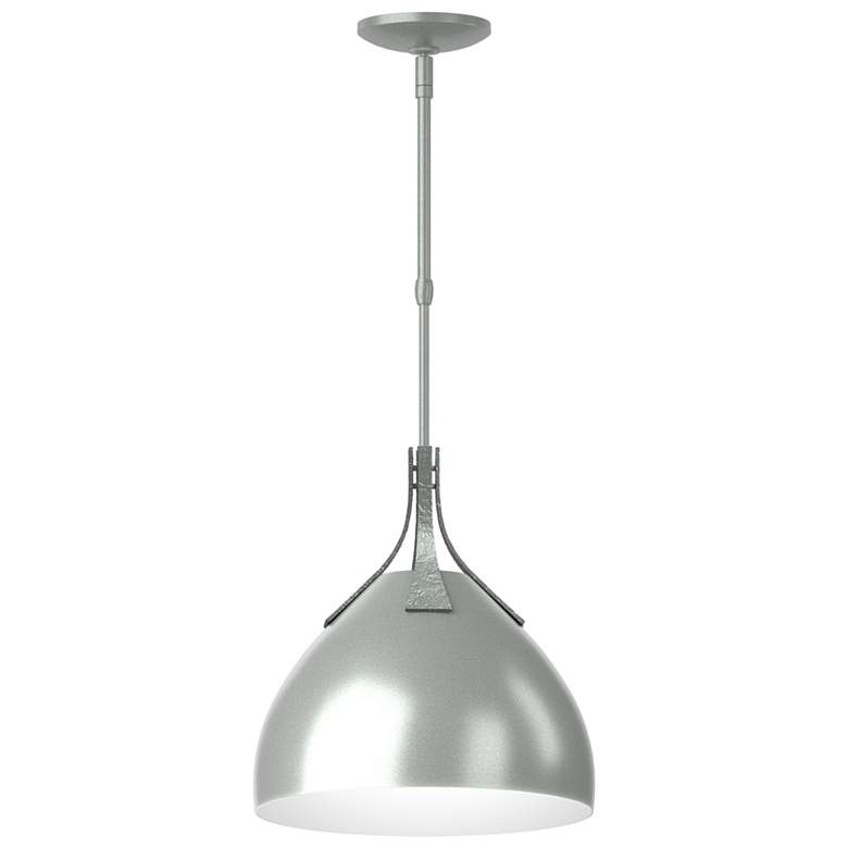 Image 1 Summit 12.8" Wide Vintage Platinum Pendant