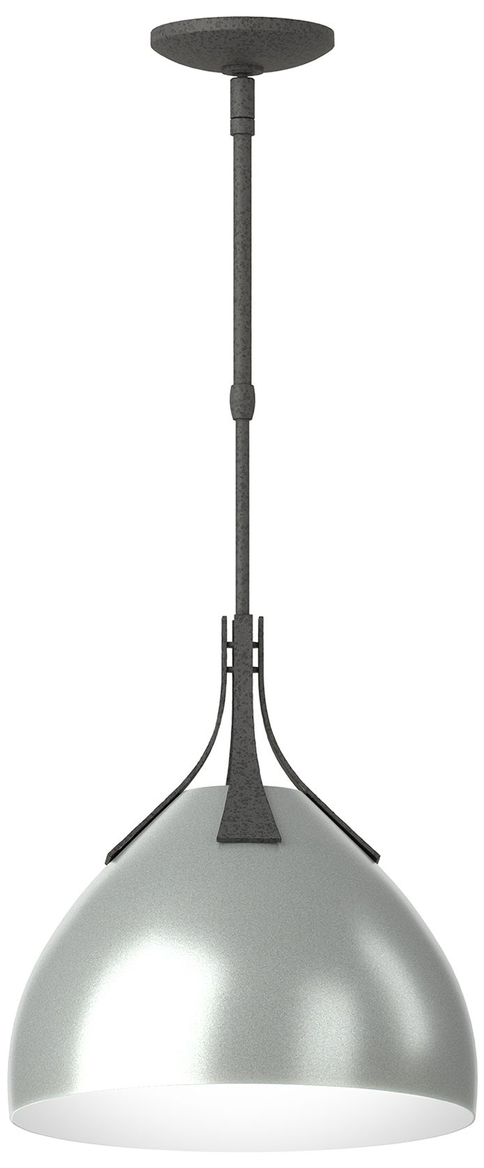 Summit 12.8"W Vintage Platinum Accented Natural Iron Pendant Made to Order