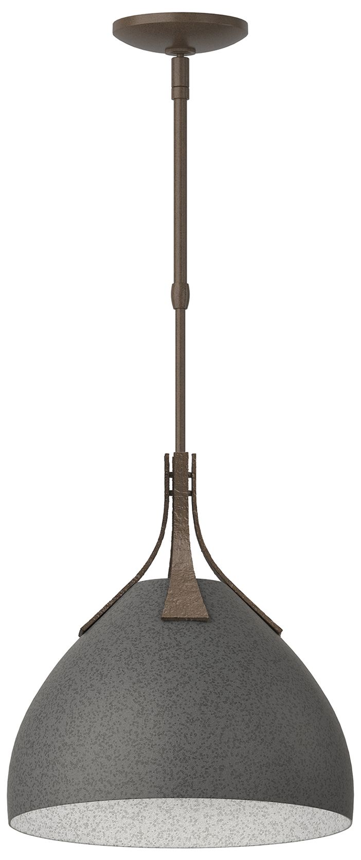 Summit 13" Wide Bronze Pendant w/ Natural Iron