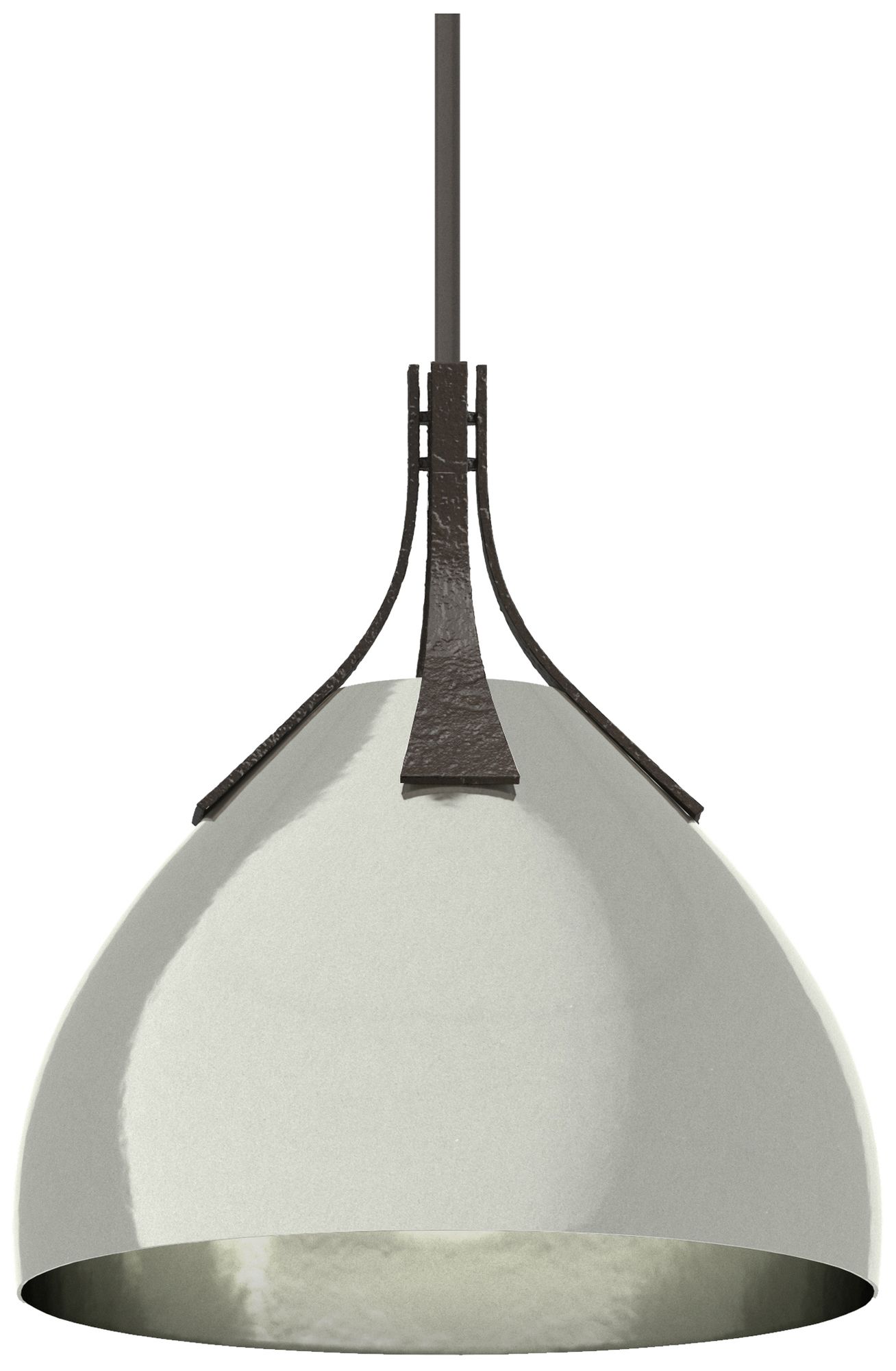 Summit 13" Wide Oil Rubbed Bronze Pendant w/ Sterling - Made to Order
