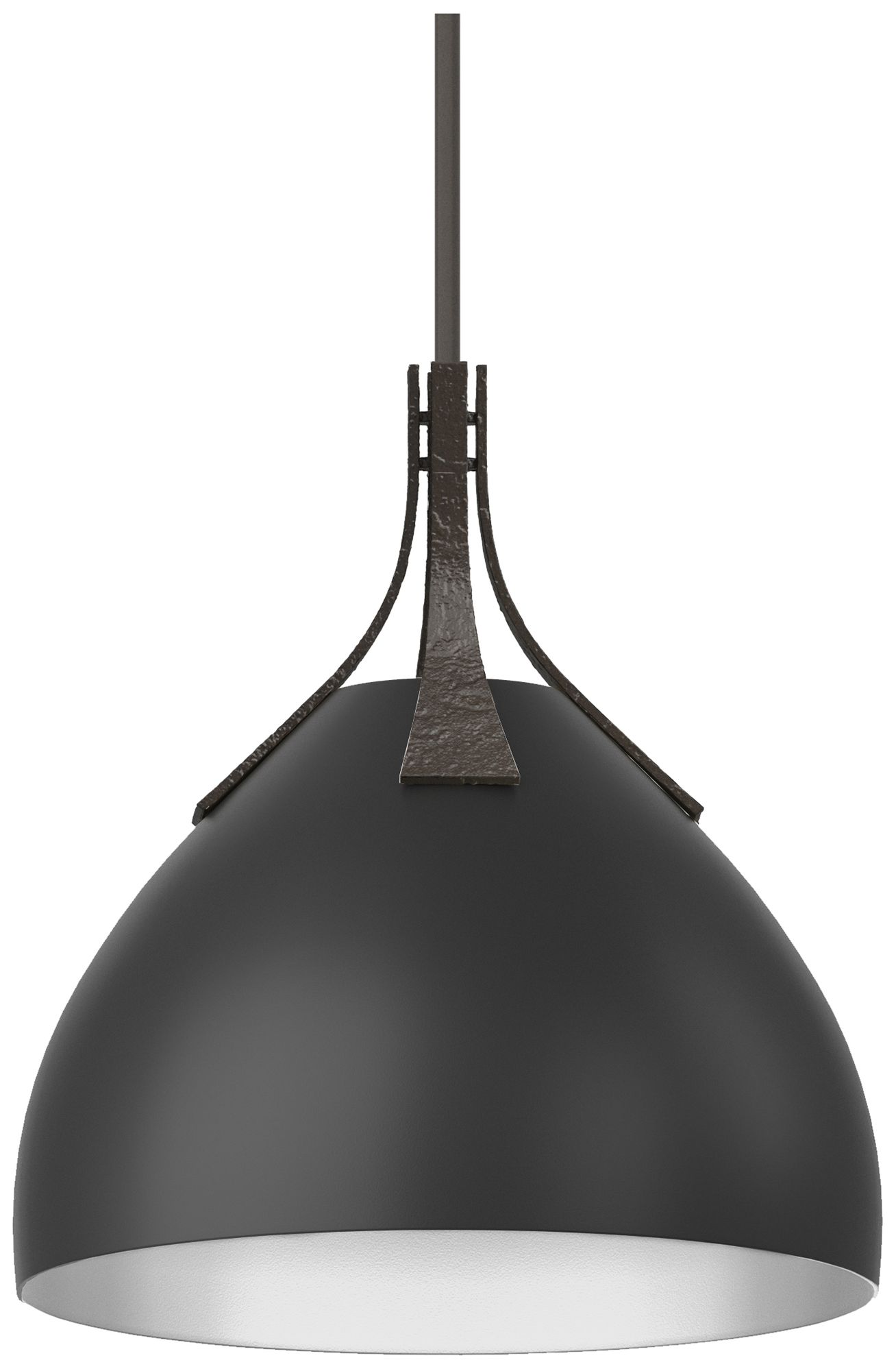 Summit 13" Wide Oil Rubbed Bronze Pendant w/ Black - Made to Order