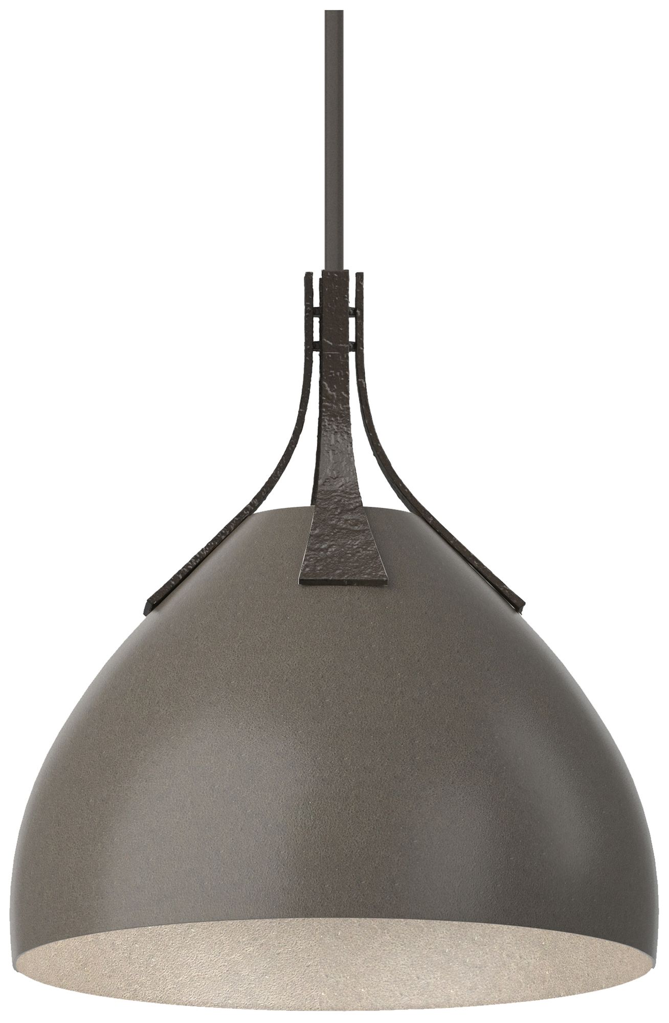 Summit 13" Wide Oil Rubbed Bronze Pendant w/ Dark Smoke - Made to Order