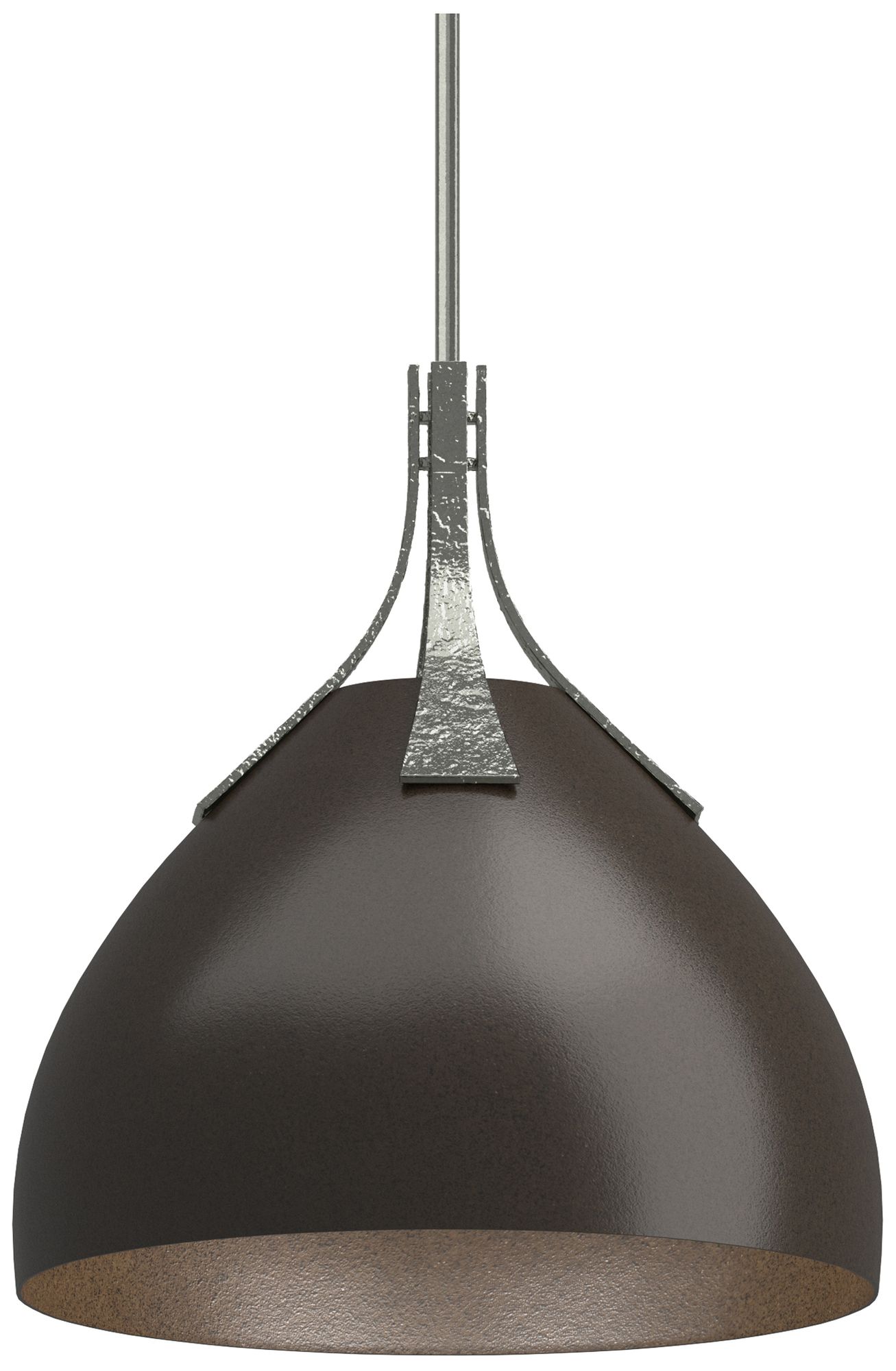 Summit 13" Wide Sterling Pendant w/ Oil Rubbed Bronze - Made to Order