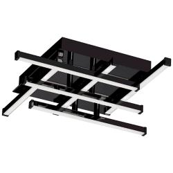 Summit 14 3/4" Wide Matte Black LED Ceiling Light