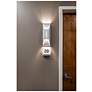 5_Summit 14" High White and Silver LED Wall Sconce more views