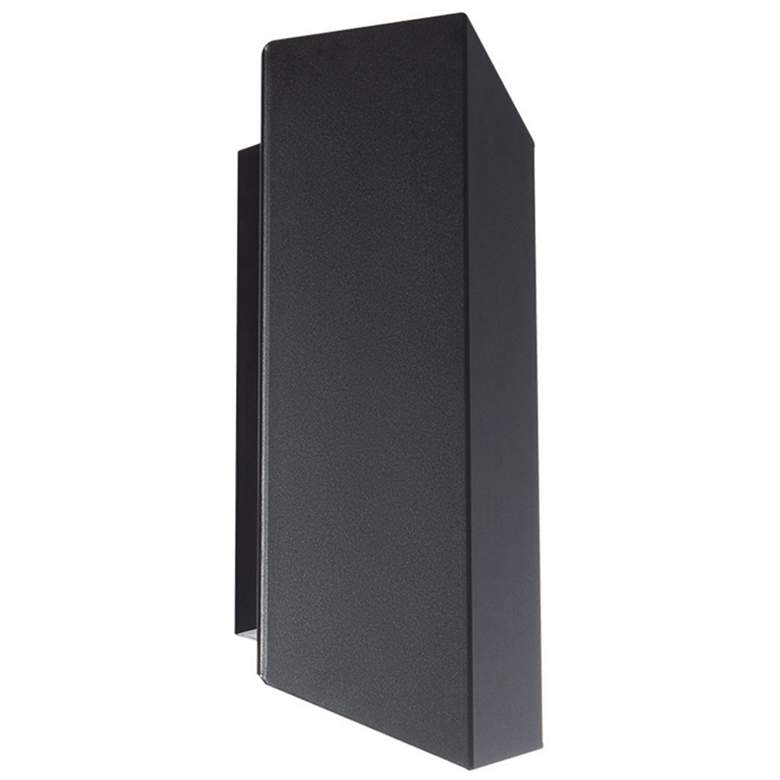 Image 1 Summit 14"H x 7.13"W 2-Light Outdoor Wall Light in Black
