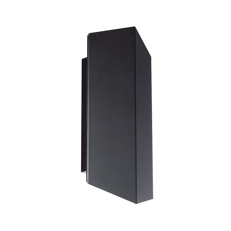Image 1 Summit 14"H x 7.13"W 2-Light Outdoor Wall Light in Black