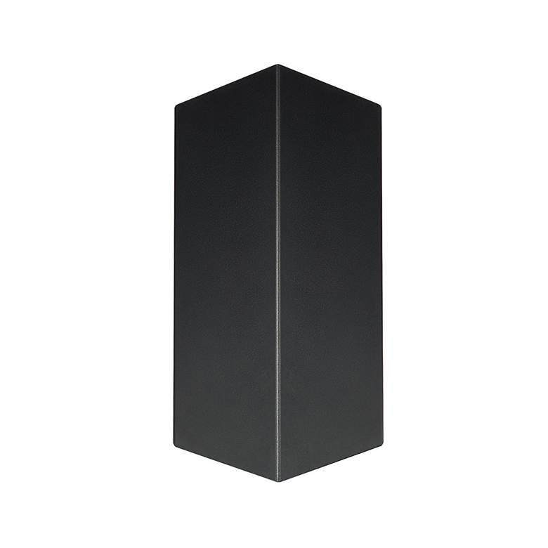 Image 2 Summit 14"H x 7.13"W 2-Light Outdoor Wall Light in Black more views