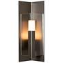 Summit 18.7" High Coastal Smoke 60W Outdoor Sconce w/ Clear Glass Shad