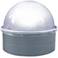 Summit 2 1/2" High Silver Solar LED Outdoor Post Cap