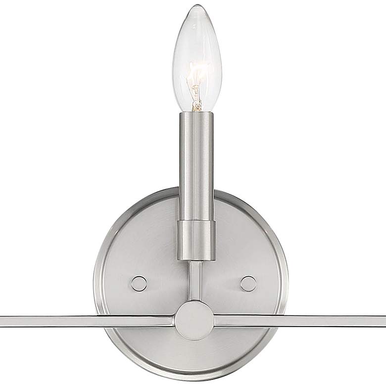 Image 3 Summit 20" Wide Brushed Nickel 3-Light Vanity Bath Light more views