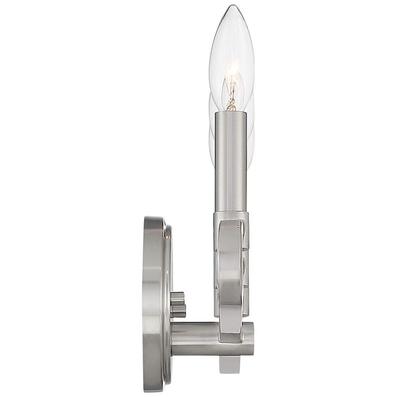 Image 5 Summit 20 inch Wide Brushed Nickel 3-Light Vanity Bath Light more views