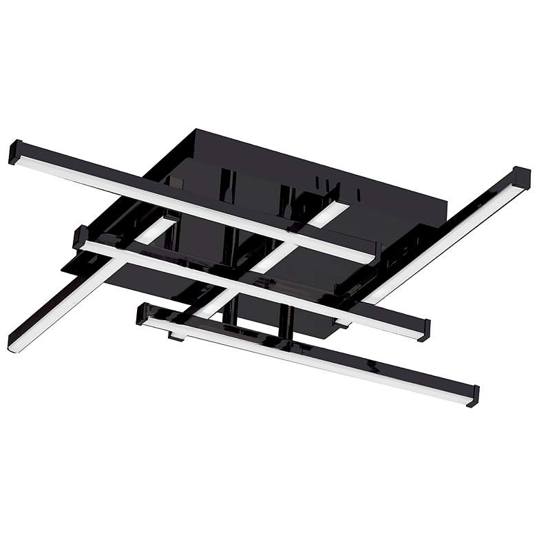 Image 2 Summit 20" Wide Matte Black LED Ceiling Light