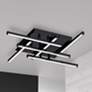 1_Summit 20" Wide Matte Black LED Ceiling Light