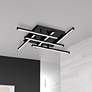 3_Summit 20" Wide Matte Black LED Ceiling Light more views