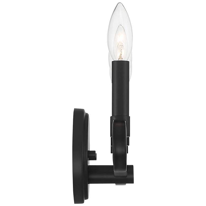 Image 5 Summit 20" Wide Matte Black Metal 3-Light Vanity Bath Light more views