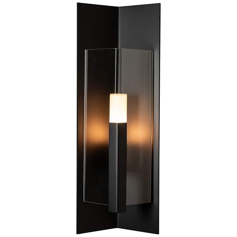Image 1 Summit 27.3" High Coastal Black 60W Outdoor Sconce With Clear Glass Sh