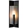 Summit 27.3" High Coastal Black 60W Outdoor Sconce With Frosted Shade