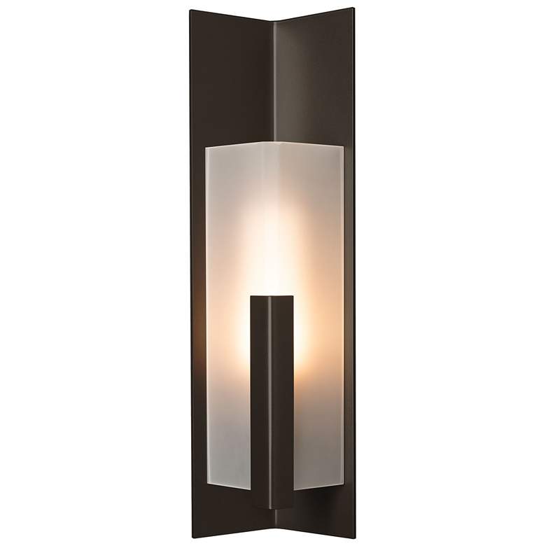 Image 1 Summit 34" High Oil Rubbed Bronze 75W Outdoor Sconce w/ Frosted Shade