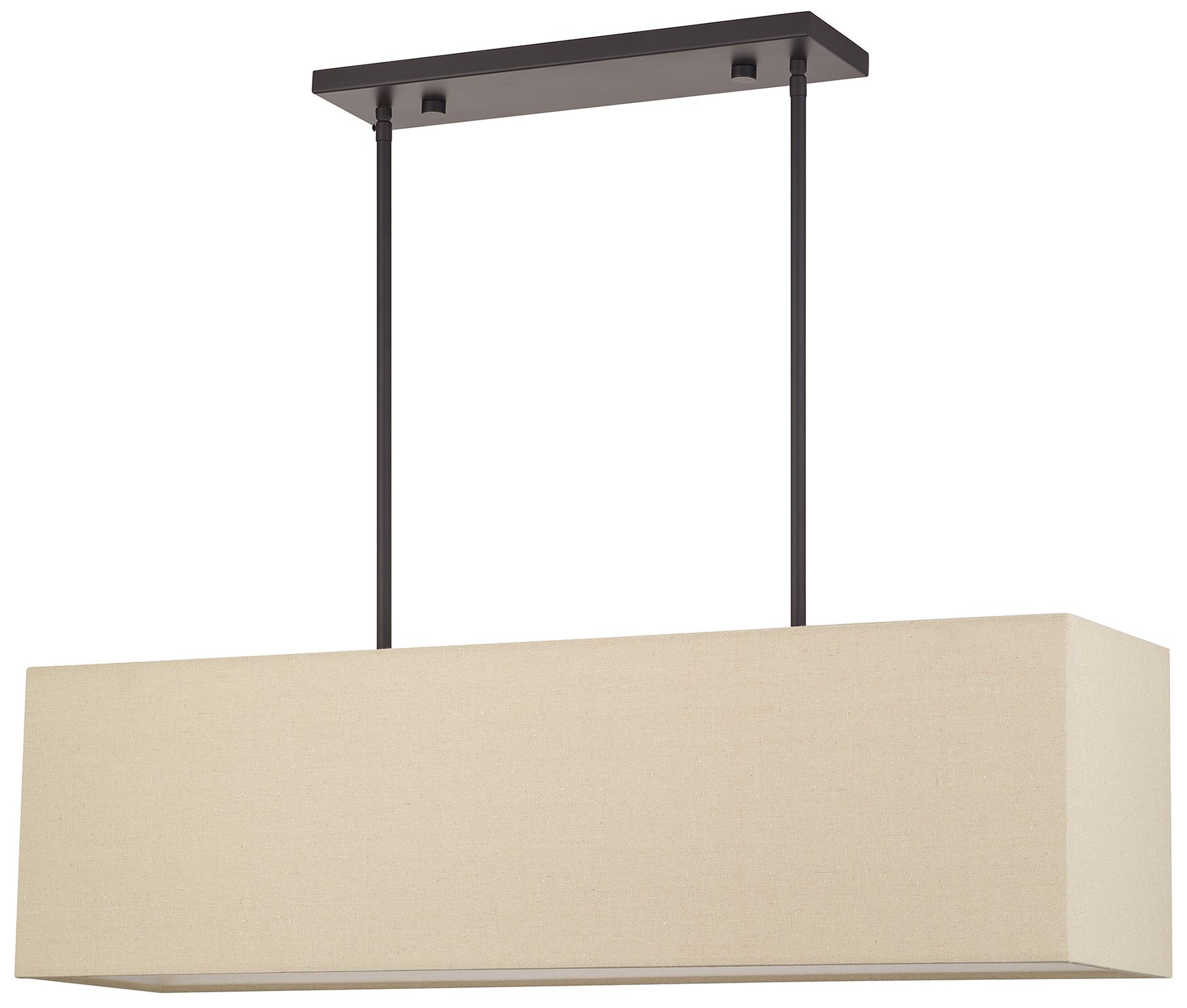 Image 3 Summit 4 Light Bronze Large Linear Chandelier more views