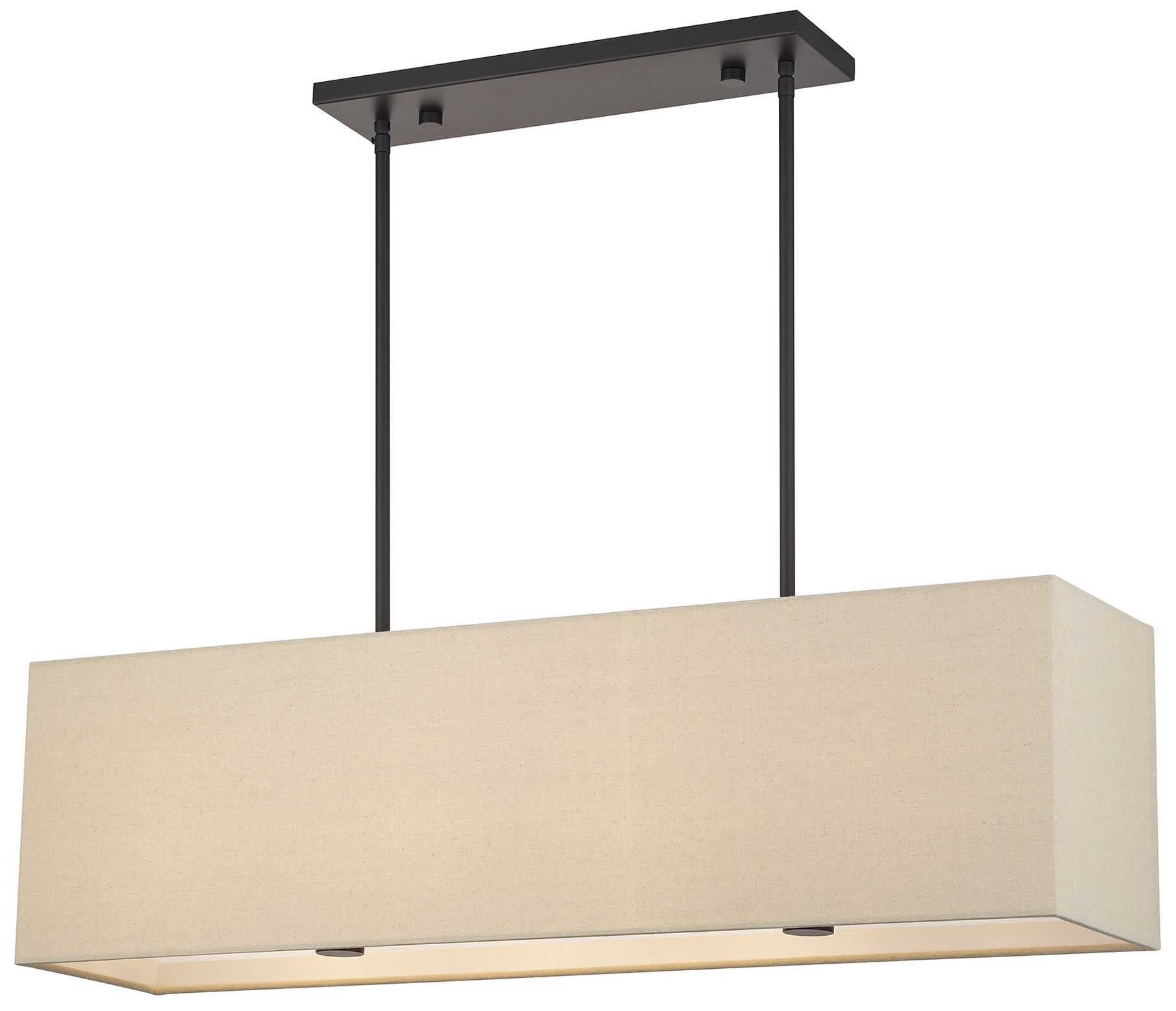 Image 4 Summit 4 Light Bronze Large Linear Chandelier more views