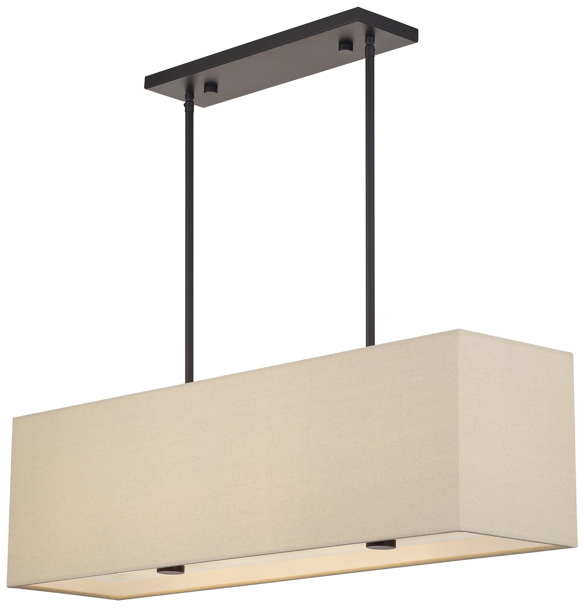 Image 6 Summit 4 Light Bronze Large Linear Chandelier more views