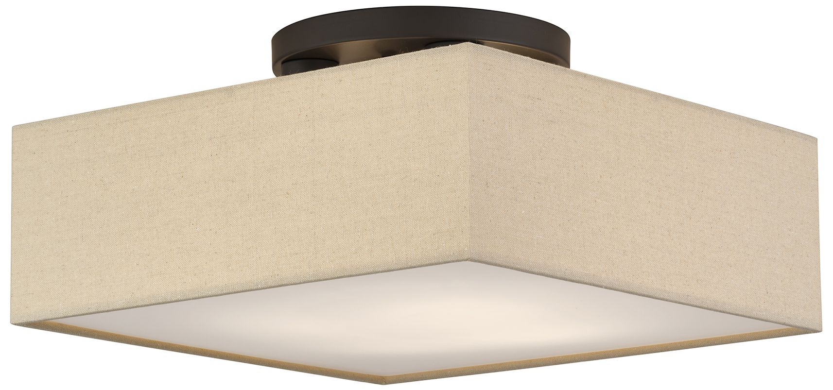 Thumbnail4 of Summit 4 Light Bronze Large Semi-Flush more views