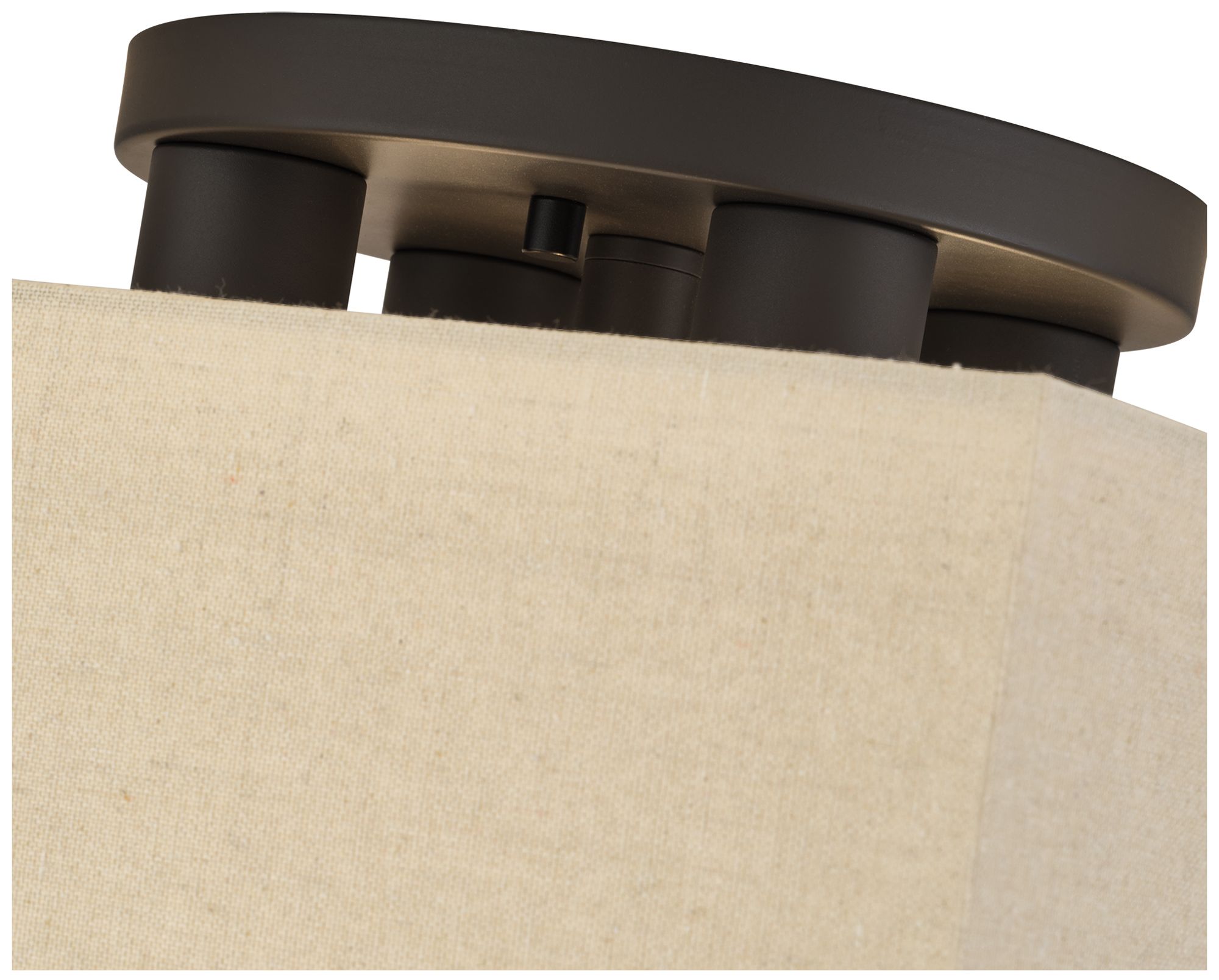 Summit 4 Light Bronze Large Semi-Flush