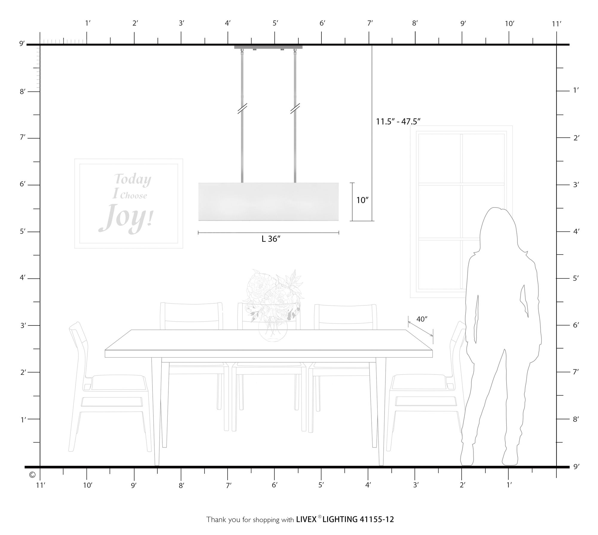 Summit 4 Light Satin Brass Linear Chandelier