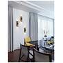 4_Summit LED Sconce - 120V - Black/Gold more views