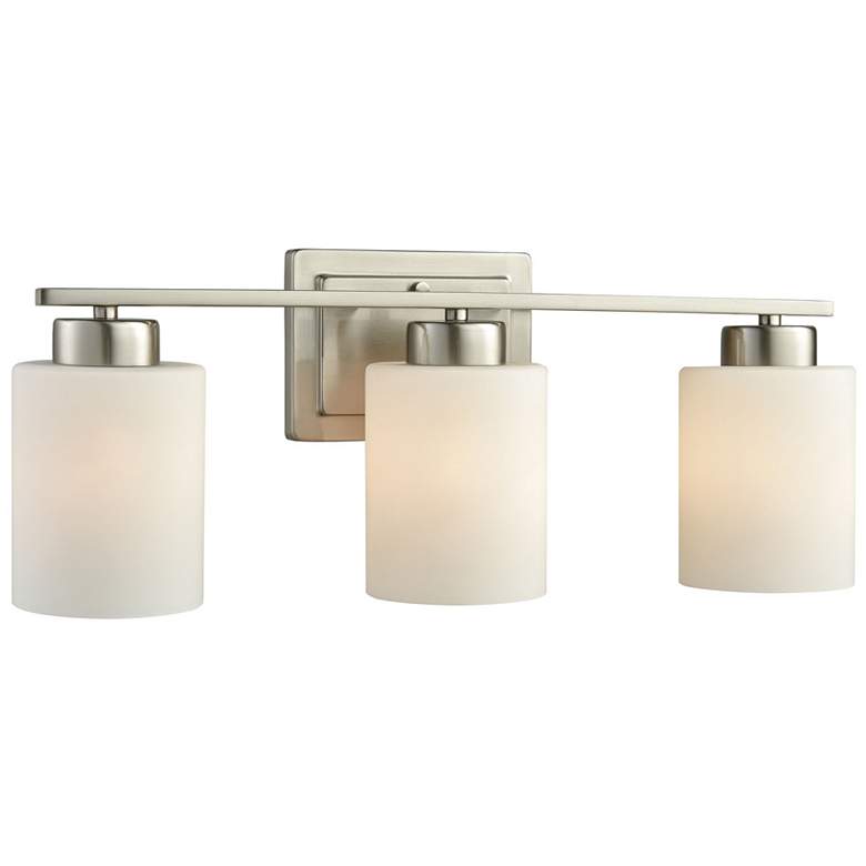 Image 1 Summit Place 21 inch Wide 3-Light Vanity Light - Brushed Nickel